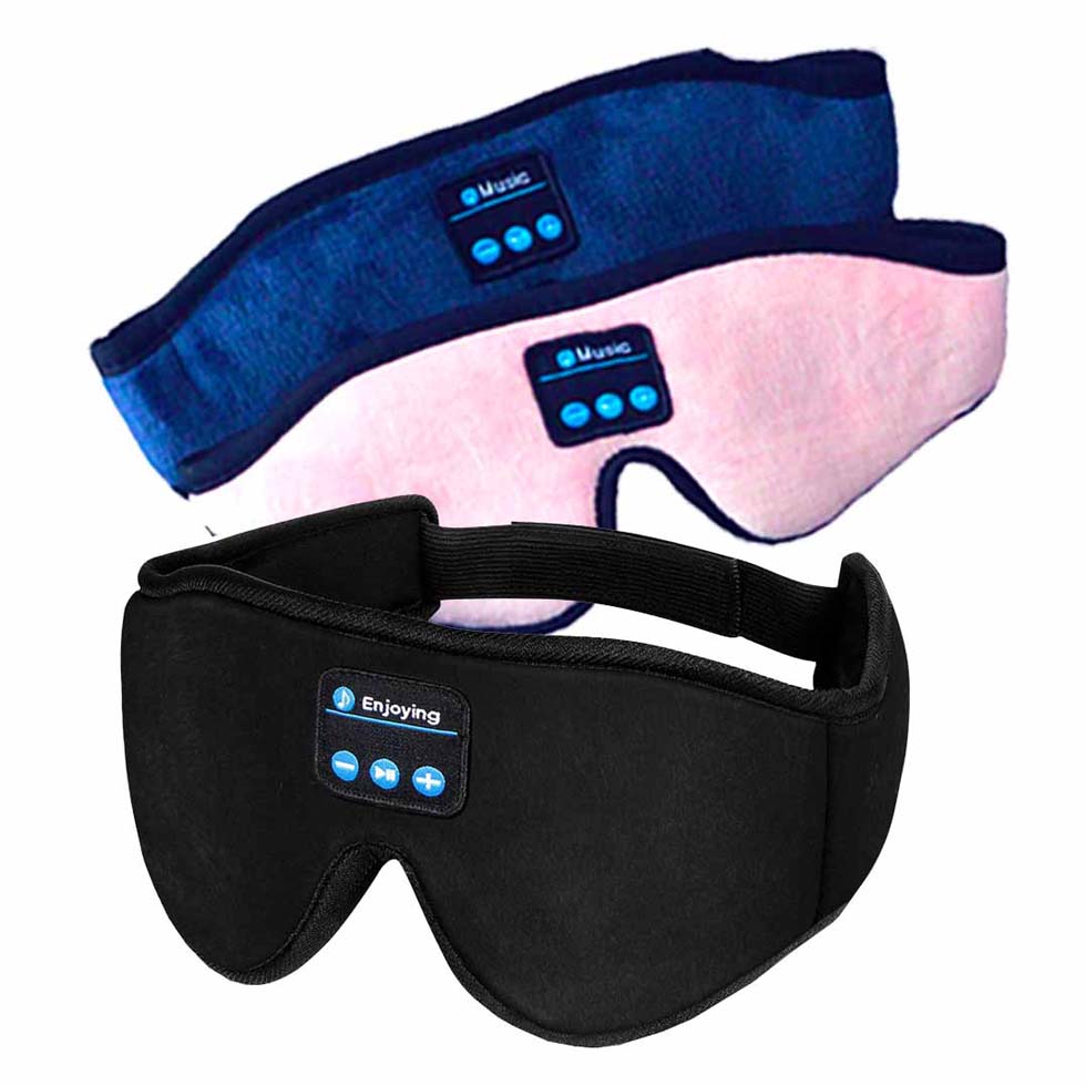 Antifaz con Audífonos para Dormir Mejor | Sleep Audio Mask – LIFE SOLUTIONS